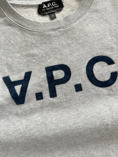 A.P.C. Logo Crewneck Sweatshirt (S)