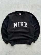 90's Nike Spell Out Crewneck Sweatshirt (L)