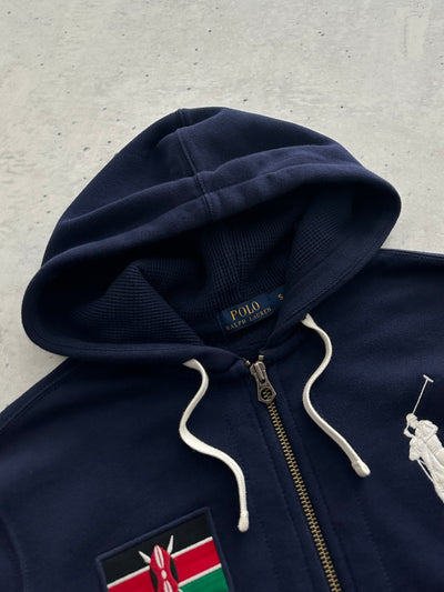 Ralph Lauren Big Logo Kenya Heavyweight Zip Up Hoodie (M)