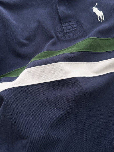 Ralph Lauren Wimbledon Stripe Polo Shirt (XL)