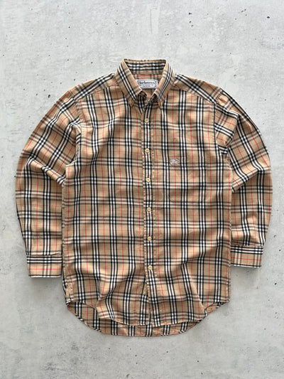 Burberry Nova Check Long Sleeve Shirt (S)