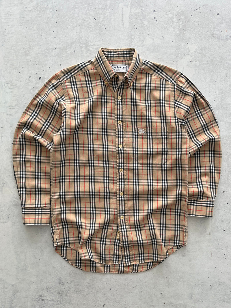 Burberry Nova Check Long Sleeve Shirt (S)
