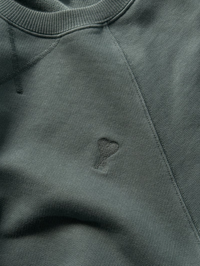 AMI Paris Ami de Cœur Tonal Logo Crewneck Sweatshirt (XL)