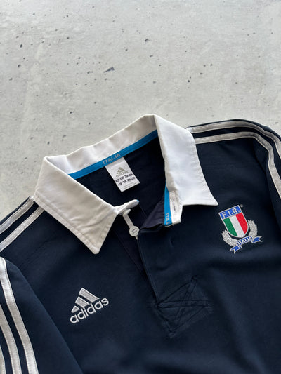 Adidas FIR Italia Heavyweight Rugby Polo Shirt (L)