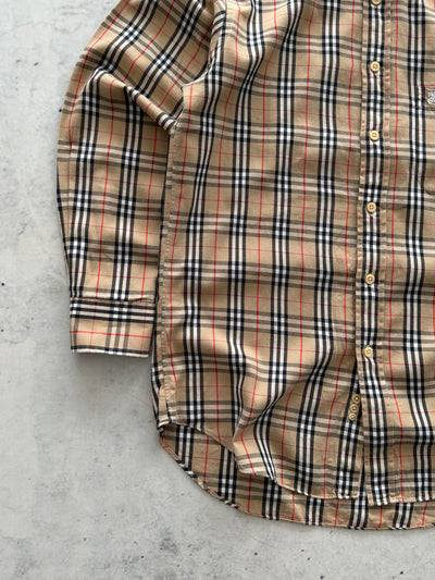Burberry Nova Check Long Sleeve Shirt (S)