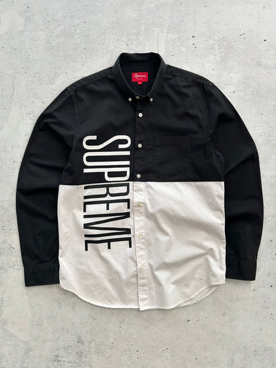 SS/14 Supreme Spell Out Two Tone Shirt (M)