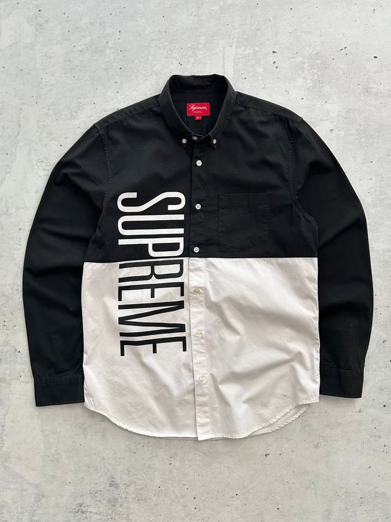 SS/14 Supreme Spell Out Two Tone Shirt (M)
