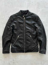 Diesel soft lamb Leather L-Martin 900 zip up Jacket (S)