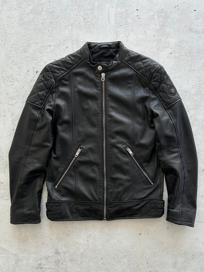 Diesel soft lamb Leather L-Martin 900 zip up Jacket (S)