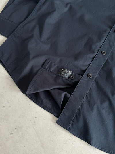 00's Oakley embroidered logo Graphic Long Sleeve Shirt (M)