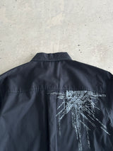 00's Oakley embroidered logo Graphic Long Sleeve Shirt (M)