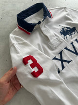 90's Ralph Lauren Big Logo Rugby Shirt (M)