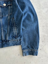 90's Armani Jeans Button Up Denim Jacket (M)