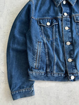 90's Armani Jeans Button Up Denim Jacket (M)