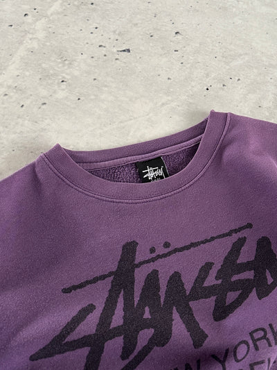 Stussy World Tour Heavyweight Crewneck Sweatshirt (S)