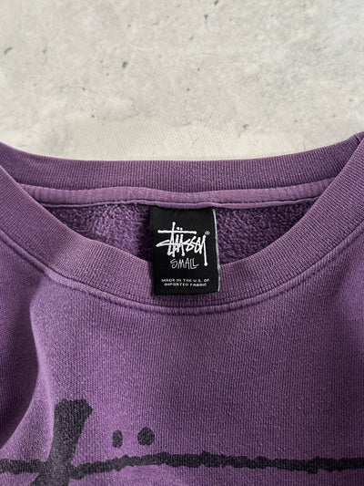 Stussy World Tour Heavyweight Crewneck Sweatshirt (S)