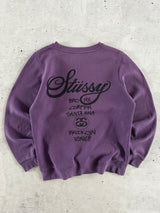 Stussy World Tour Heavyweight Crewneck Sweatshirt (S)