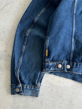 90's Armani Jeans Button Up Denim Jacket (M)