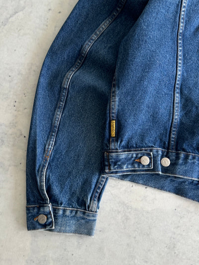 90's Armani Jeans Button Up Denim Jacket (M)
