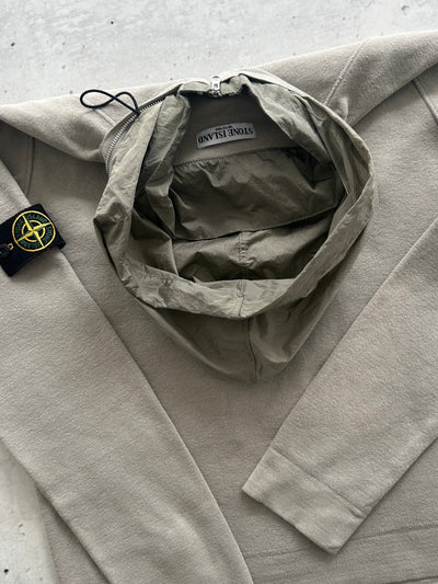 SS/09 Stone Island Nylon metal Hood knit zip up Jumper (S)