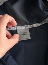 90's England Umbro Zip Up Hooded Jacket (L)