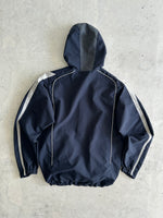 90's England Umbro Zip Up Hooded Jacket (L)