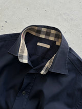 00's Burberry Brit Nova Check Long Sleeve Shirt (M)