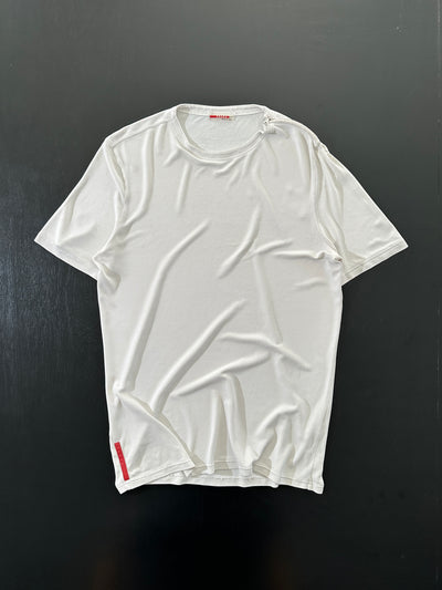 00's Prada Sport Shoulder Zip T Shirt (L)