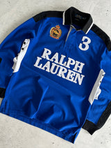 Ralph Lauren Spell Out Heavyweight Rugby Shirt (M)