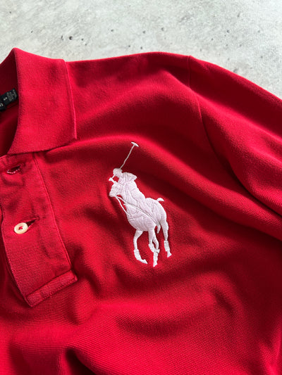 Ralph Lauren Big Logo Long Sleeve Polo Shirt (M)