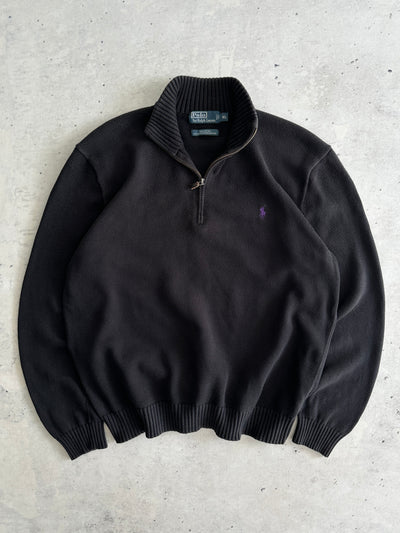 Ralph Lauren 1/4 Zip Knit Pullover Jumper (XL)