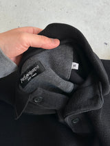 00's YSL Embroidered Logo ribbed Heavyweight Sweatshirt (XXL)