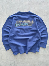 90's O'Neill USA Fleece Lined textured Crewneck Sweatshirt (XL)