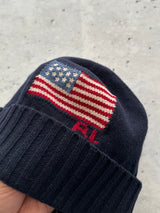 Ralph Lauren USA Flag Knit Beanie (One Size)