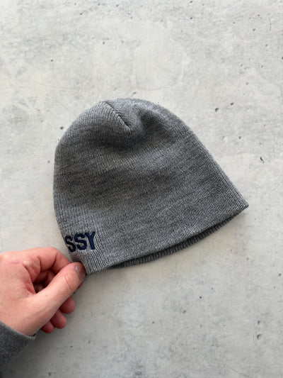 90's Stussy Embroidered Knit Beanie (One Size)