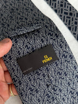 Vintage Fendi Silk Patterned Tie (One Size)