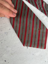 Vintage Gucci Silk Striped Tie (One Size)
