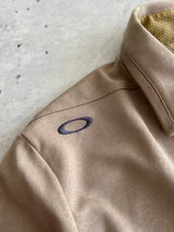 00's Oakley Multi Zip Long Sleeve Polo Shirt (M)