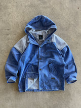 90's Valentino US coast squadrons Embroidered Denim Jacket (XL)