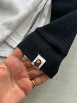 BAPE heavyweight waffle Long Sleeve T Shirt (S)