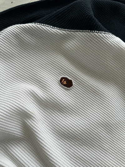 BAPE heavyweight waffle Long Sleeve T Shirt (S)