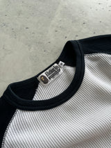 BAPE heavyweight waffle Long Sleeve T Shirt (S)
