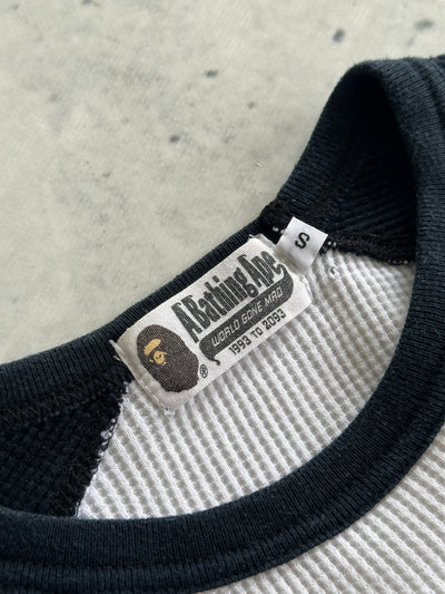 BAPE heavyweight waffle Long Sleeve T Shirt (S)