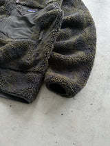 Patagonia Retro-x Zip Up Patterned / camo Fleece (XL)