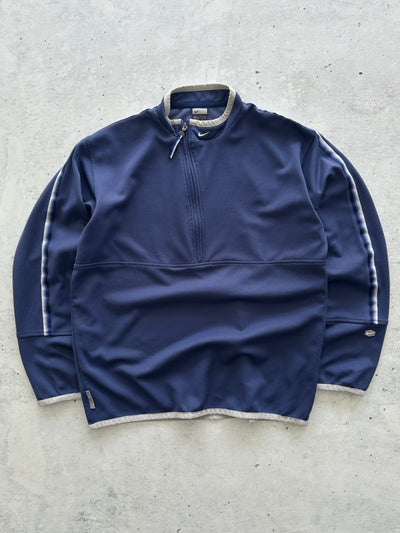 00's Nike tech Swoosh asymmetrical Zip Pullover (L)