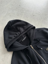 Dolce & Gabbana Metal Emblem Zip Up Hoodie (M)