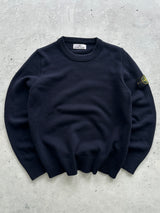 AW/14 Stone Island Chunky Wool Knit Crewneck Jumper (M)
