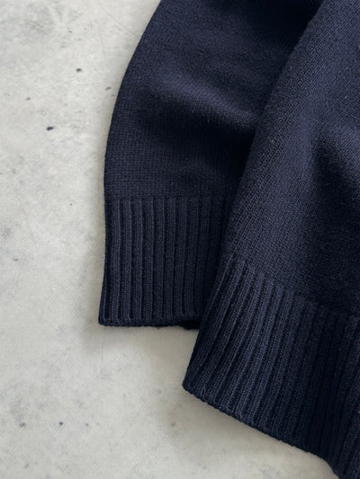 AW/14 Stone Island Chunky Wool Knit Crewneck Jumper (M)
