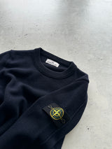 AW/14 Stone Island Chunky Wool Knit Crewneck Jumper (M)