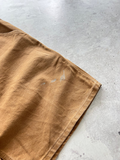 90's Carhartt baggy duck canvas work shorts (W36)